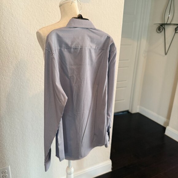 CONSTRUCT Slim Fit Performance Stretch Cooling Comfort Dress Shirt - Picture 4 of 9